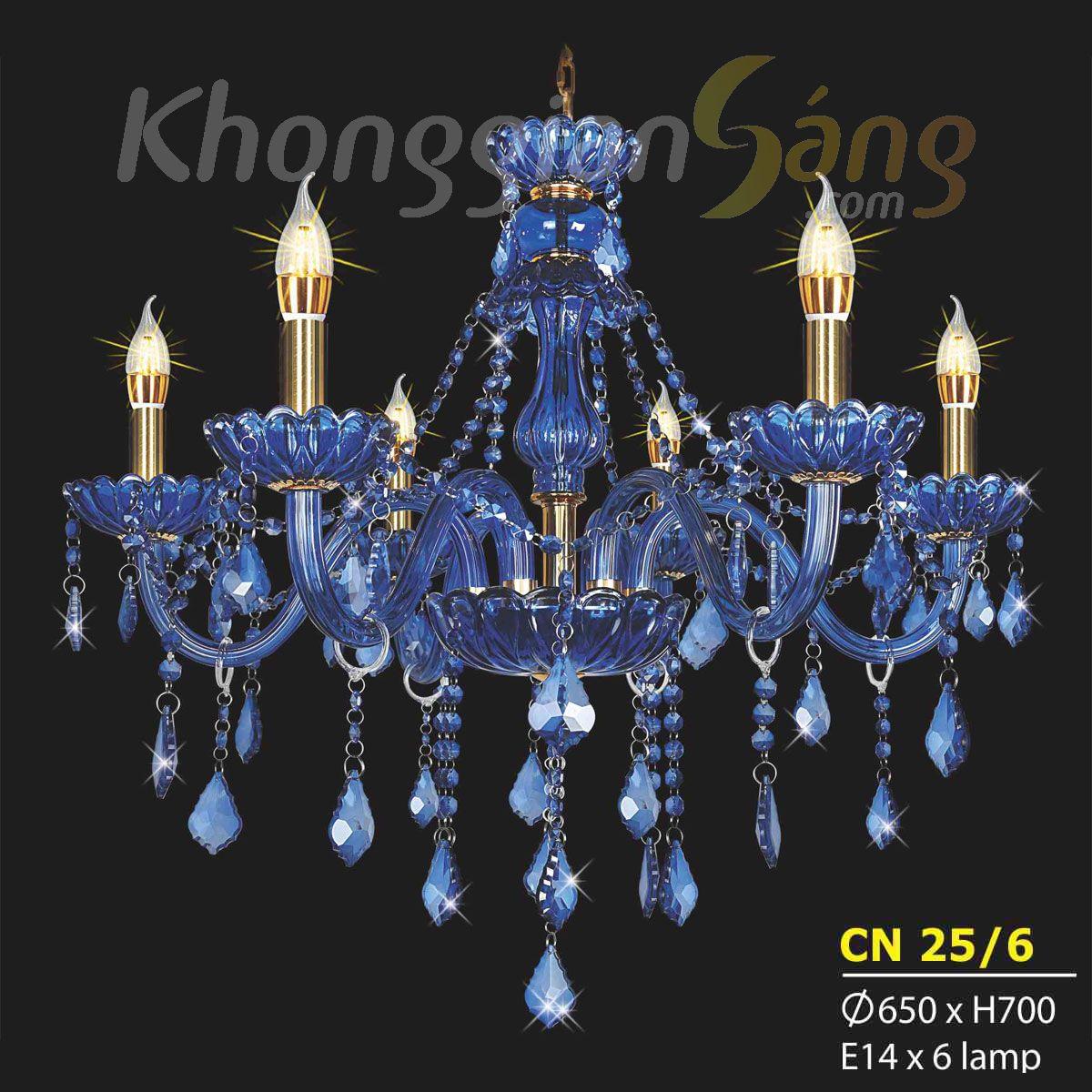 Đèn chùm nến ktd-cn25/6