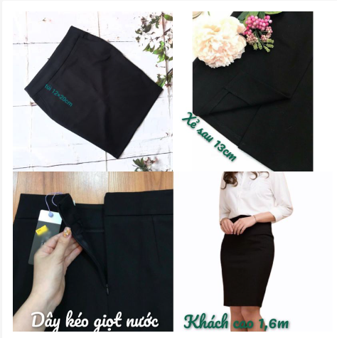 Chân váy công sở cao cấp