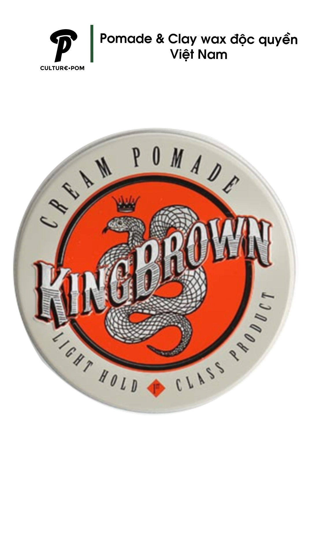 KINGBROWN CHÍNH HÃNG ⎮ SÁP VUỐT TÓC Kingbrown Cream