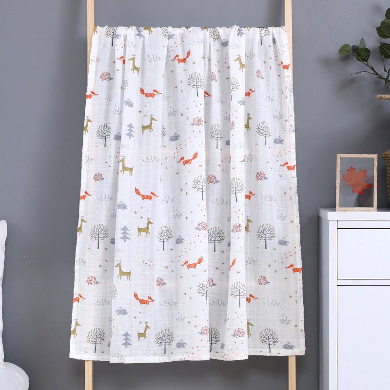 [Hoàn tiền 6%] Khăn xô đa năng quấn bé sơ sinh size to 1m2*1m2 𝐊𝟔𝟐
