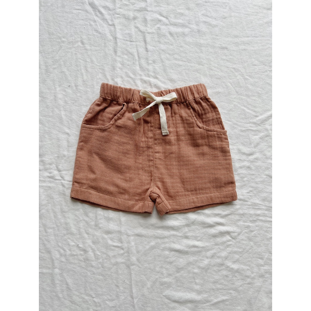 Muslin Leo Shorts Macro & Micro (Quần Đùi Xô Có Túi)