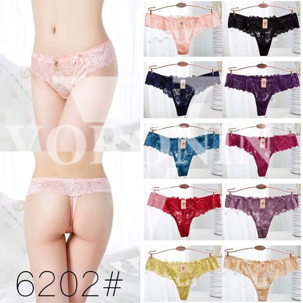 Siêu phẩm set 5 quần lót ren lọt khe sexy 6202