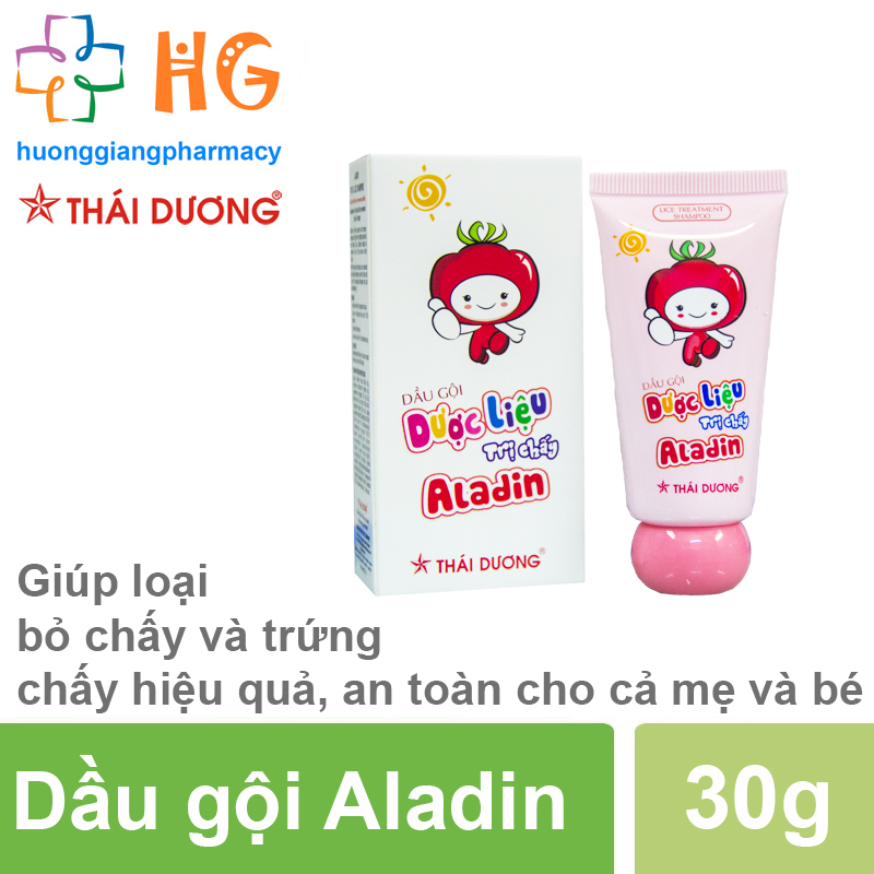 Dầu gội Aladin - Giúp hết sạch chấy (Hộp 30g)