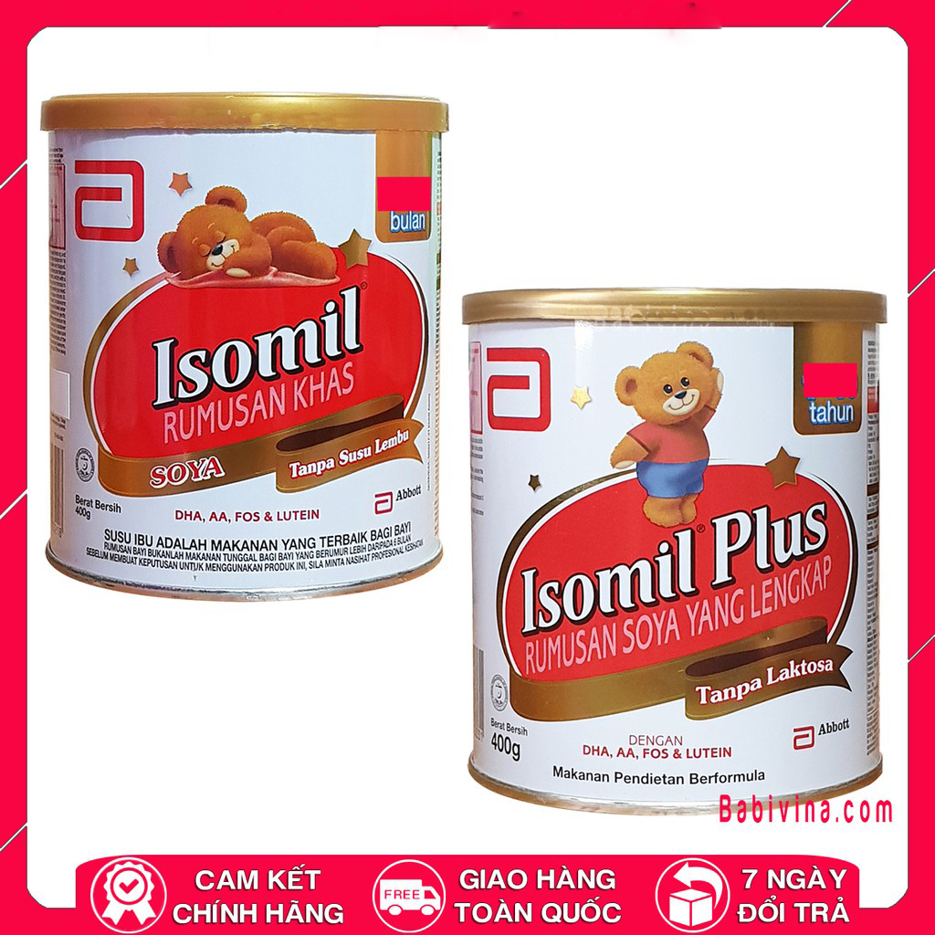[ĐỦ SỐ] Sữa Similac Isomil 400g Mẫu Mới Date Mới