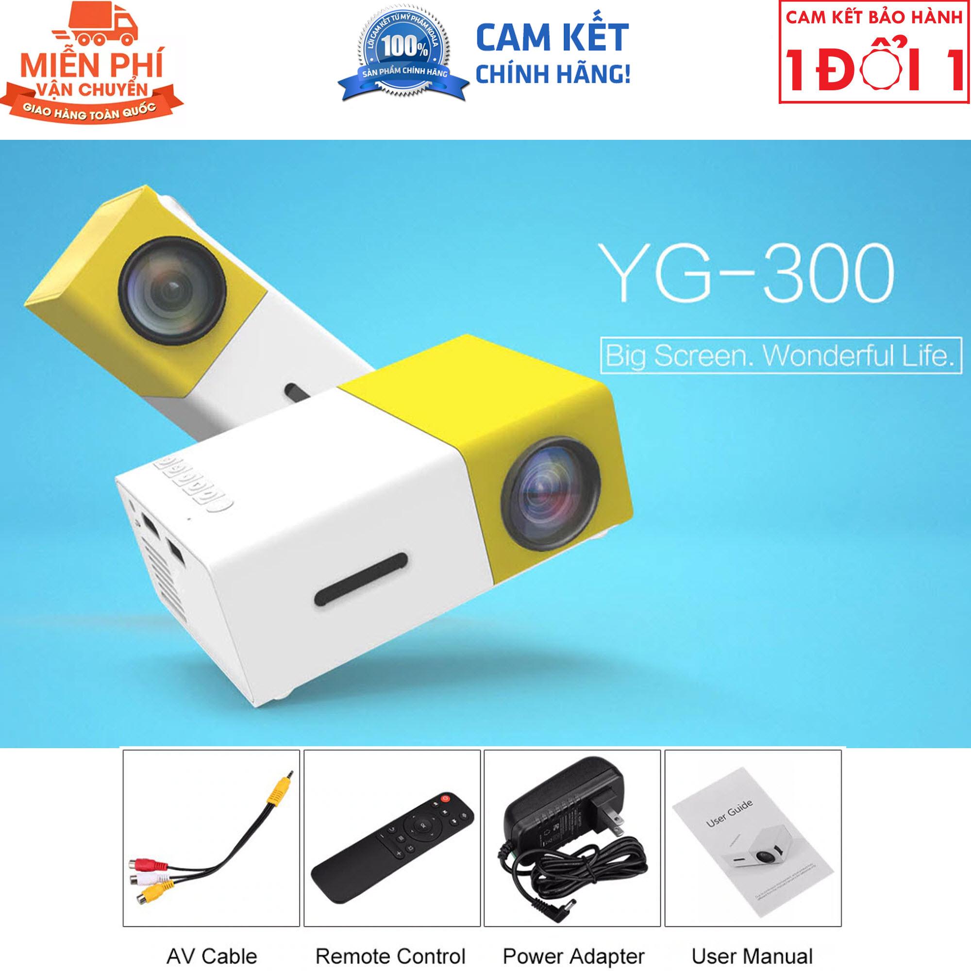 Máy Chiếu Mini Cho Điện Thoại | Top bán chạy Lazada Shopee Sendo Tiki 58 Máy Chiếu Mini Cho Điện ThoạiMáy Chiếu Mini Kết Nối Với Điện ThoạiMáy Chiếu Cầm Tay Mini YG300, Thiết Kế Nhỏ Gọn, Độ Phân Giải Cao Giúp Hình Ảnh Sắc Nét, Kết Nối Với Nhiều Thiết Bị Như Máy Tính, Điện Thoại, USB