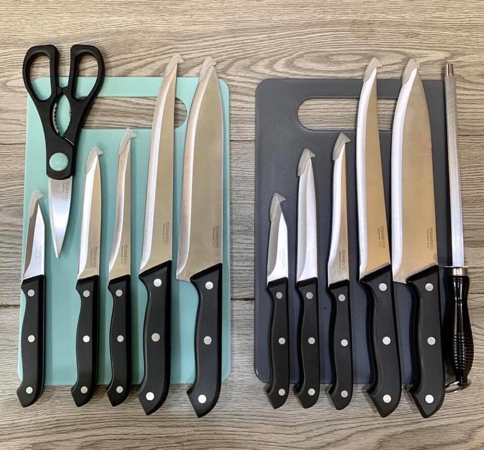 Set dao kéo thớt Ernesto set 7 món. Hàng nội địa đức