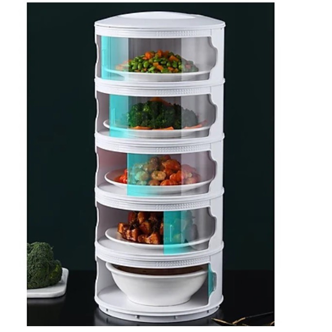 Lồng bàn bảo quản thức ăn loại 5 tầng