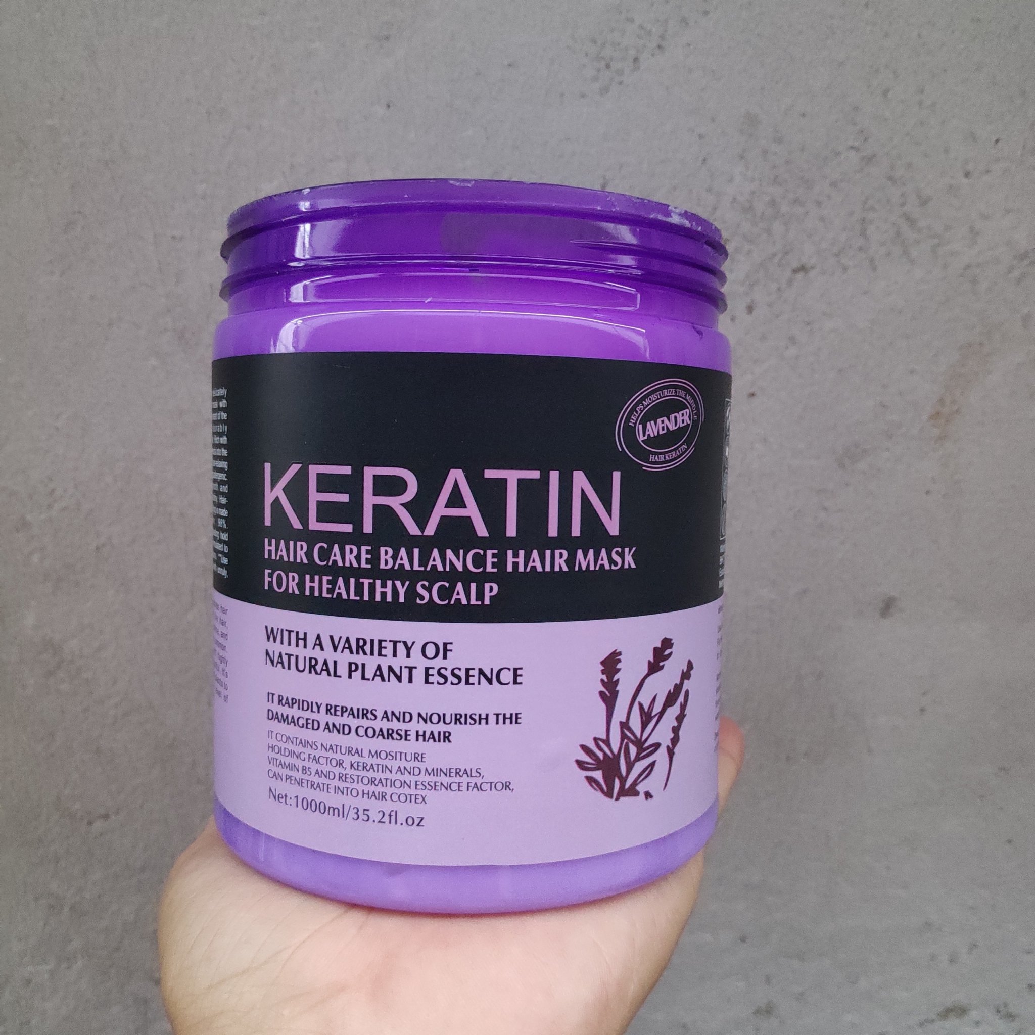 Hấp dầu keratin phục hồi tóc