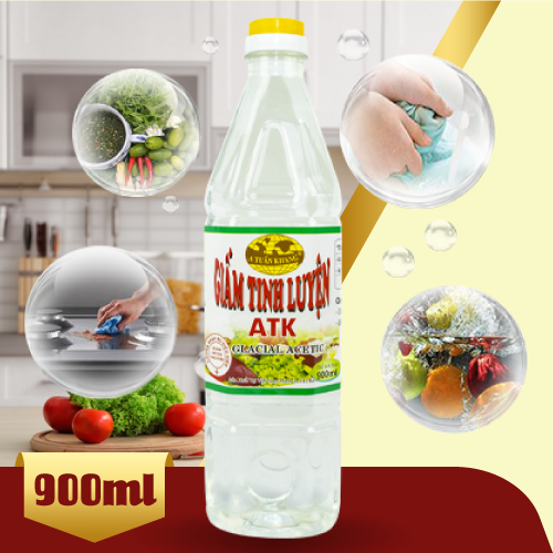 Giấm tinh luyện A Tuấn Khang 900ml