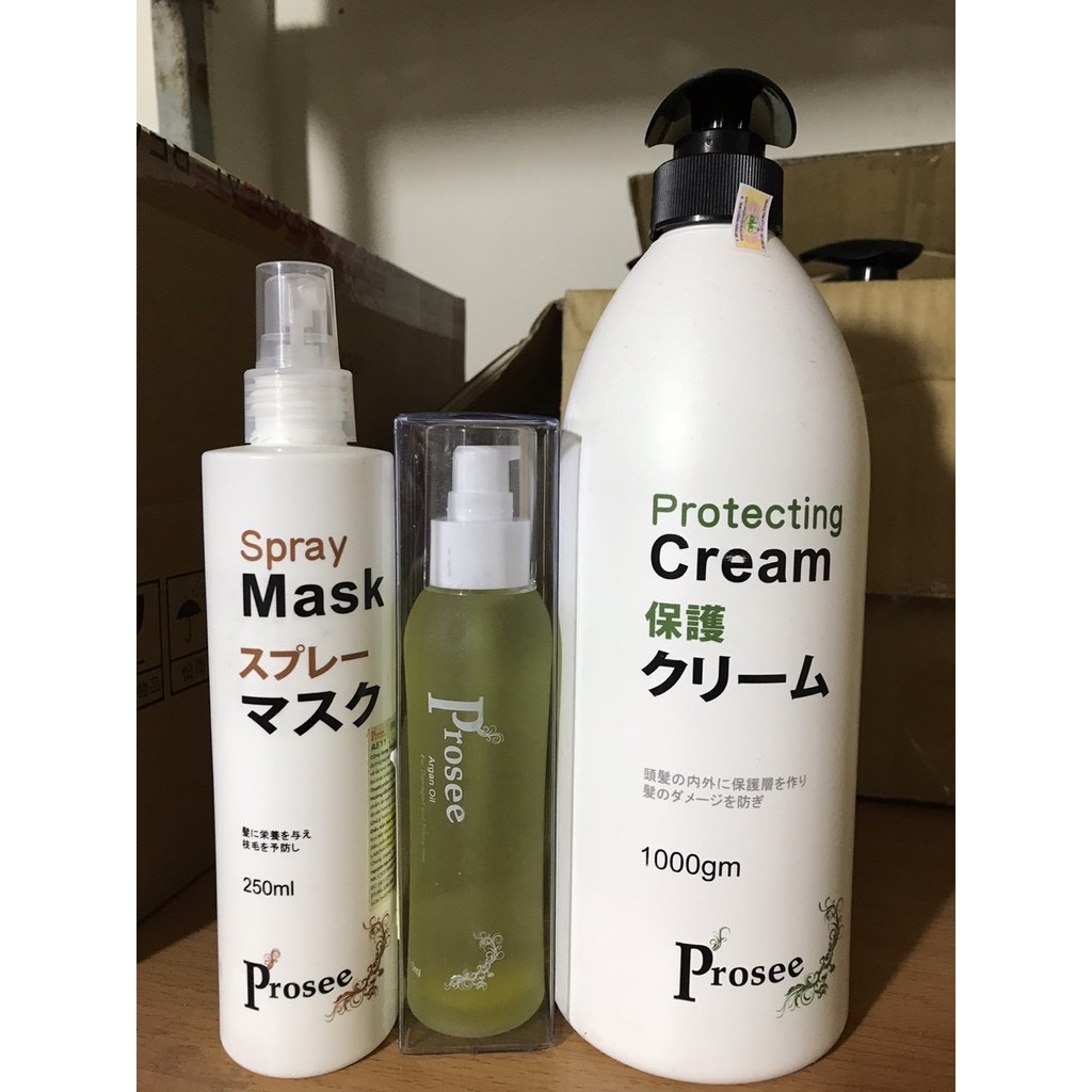 [Hcm]Combo Prosee Hair Care Spray and Essential Oil 1000Ml/250Ml/80Ml