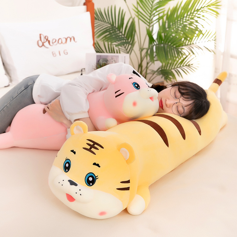 GỐI ÔM HÌNH CON HỔ CHO BÉ VẢI 4 CHIỀU LÔNG MỊN CAO CẤP