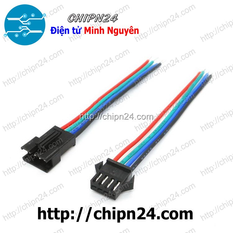 [1 cặp] (D102) Dây khớp nối SM 2.54mm 4P 20CM
