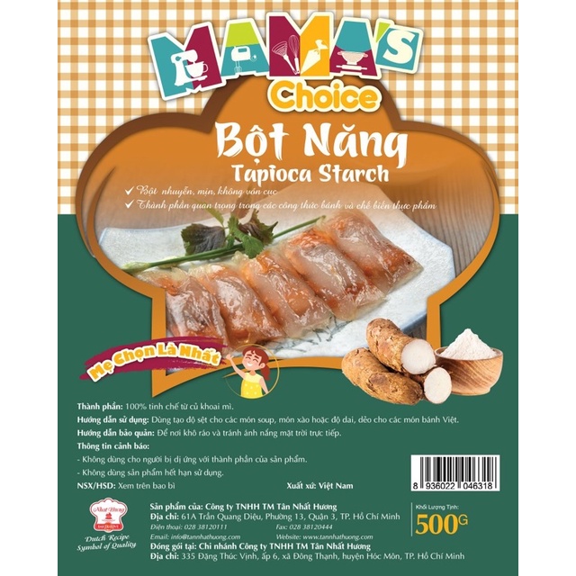 Bột năng Mama choice 500g