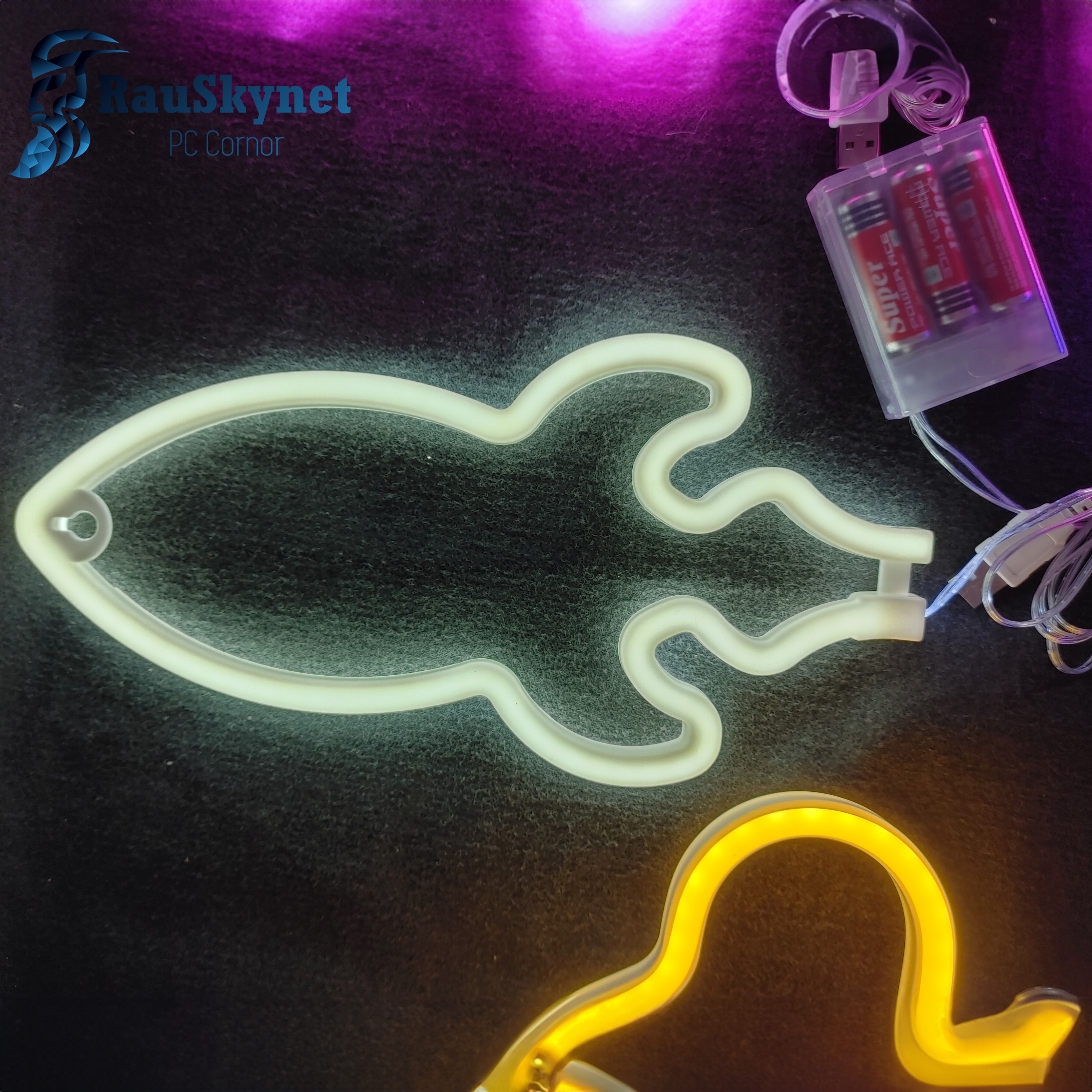 Đèn led neon trang trí phòng, decor phòng ngủ - phòng game