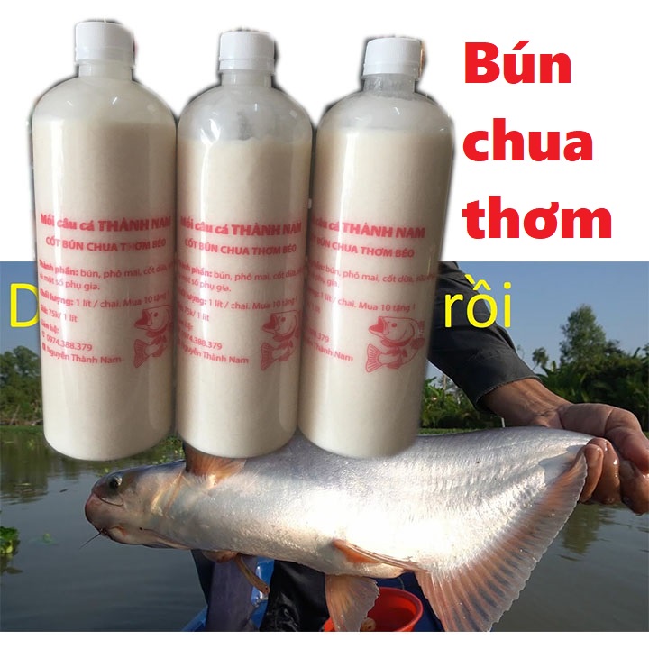 Chai Cốt Nguyên Liệu Chua Thơm Thành nam câu cá tra -mồi bún câu cá tra-mồi câu cá tra