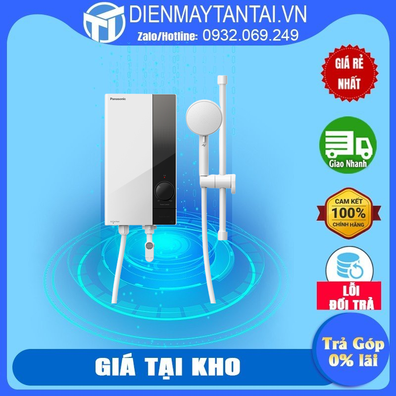 Dh-4us1vw - máy nóng tắm trực tiếp panasonic dh-4us1vw - cảm biến lưu lượng nước, đèn elb, hàng chính hãng