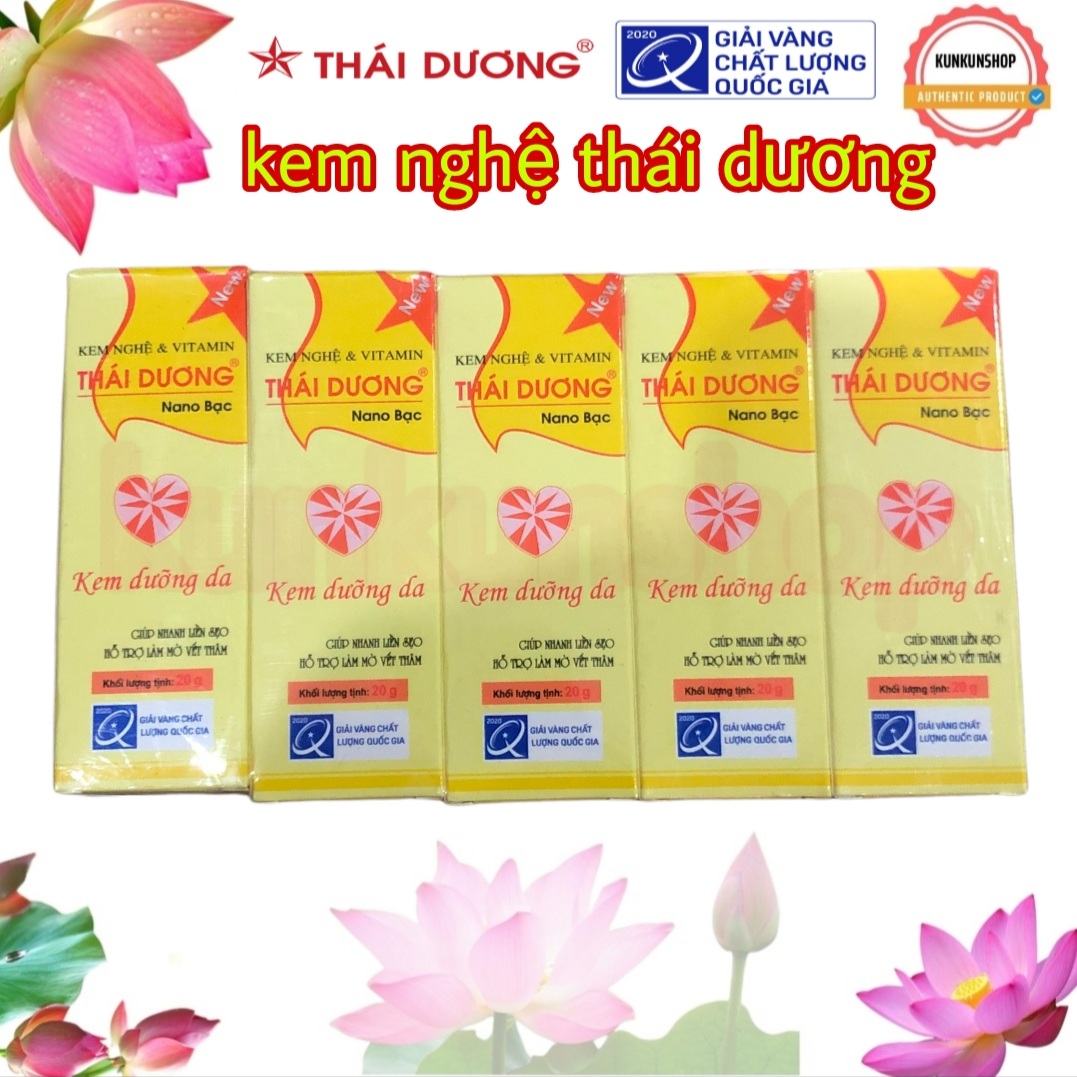 Kem nghệ nano bạc Sao Thái Dương tuýp 20g