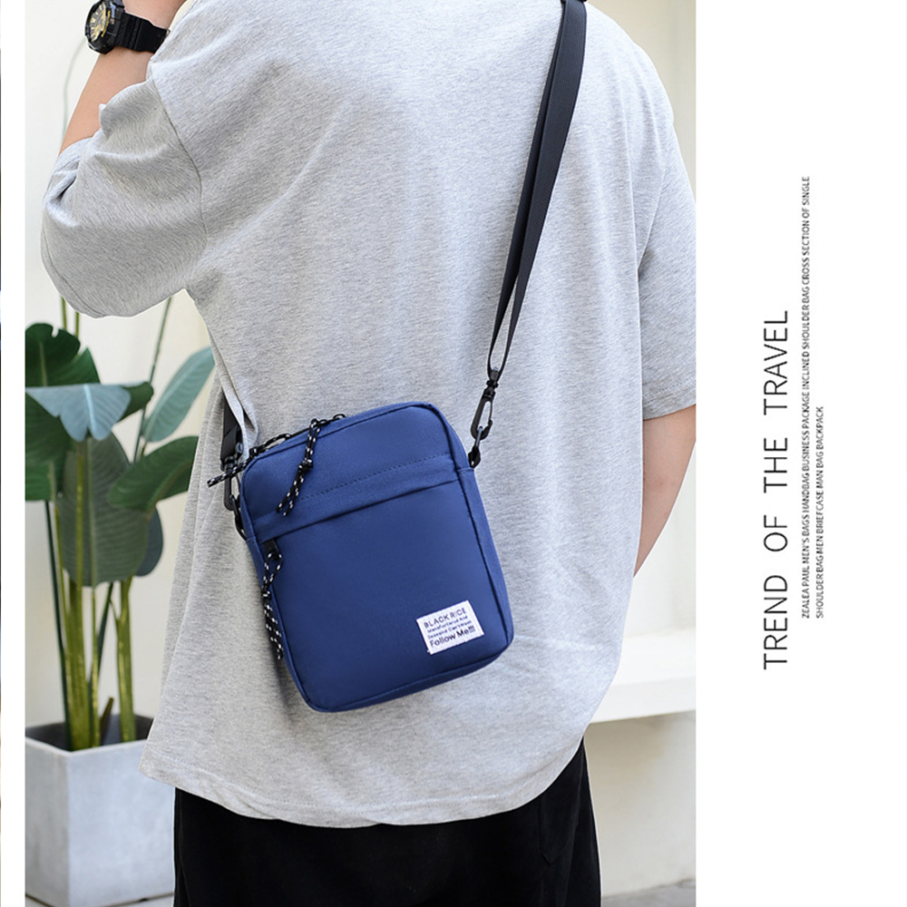 Túi đeo chéo nam mini vải canvas bền bỉ phong cách hàn quốc TX33