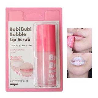 Tẩy Tế Bào Chết Sủi Bọt Cho Môi, Lành Tính, Siêu Mềm Môi Unpa Bubi Bubi Bubble Lip Scrub 10ml thumbnail