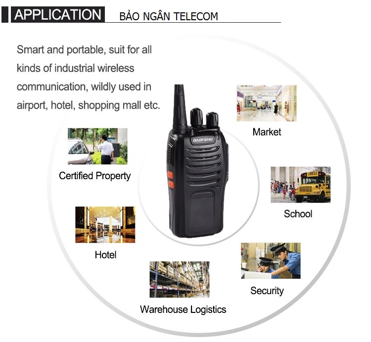 Bộ đàm Baofeng BF-888S - BH:12 Tháng