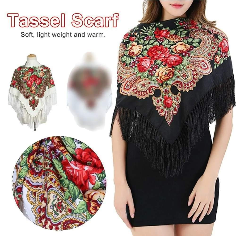 Khăn choàng vuông truyền thống Nga