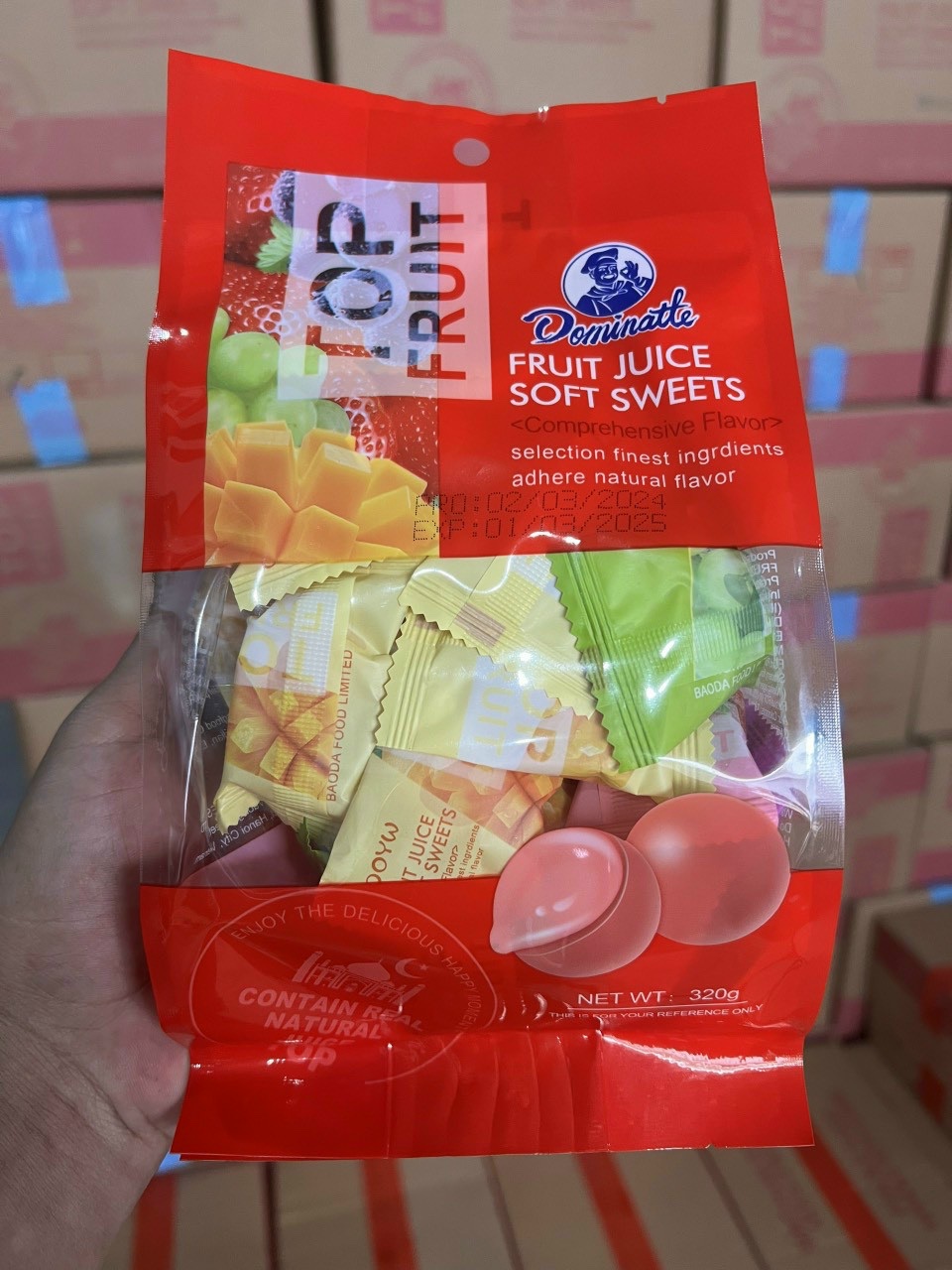 Date 03/2026 Top Fruit Coowy Fruit Gummy Candy 280Gr