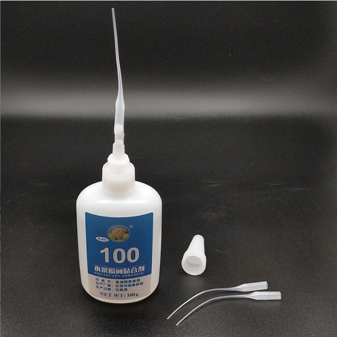 Drill glue, rock girl aquarium tank decoration set, DIY