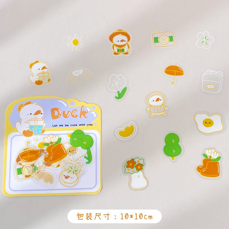 [ATKSHOP] 15 sticker gấu , mèo cute