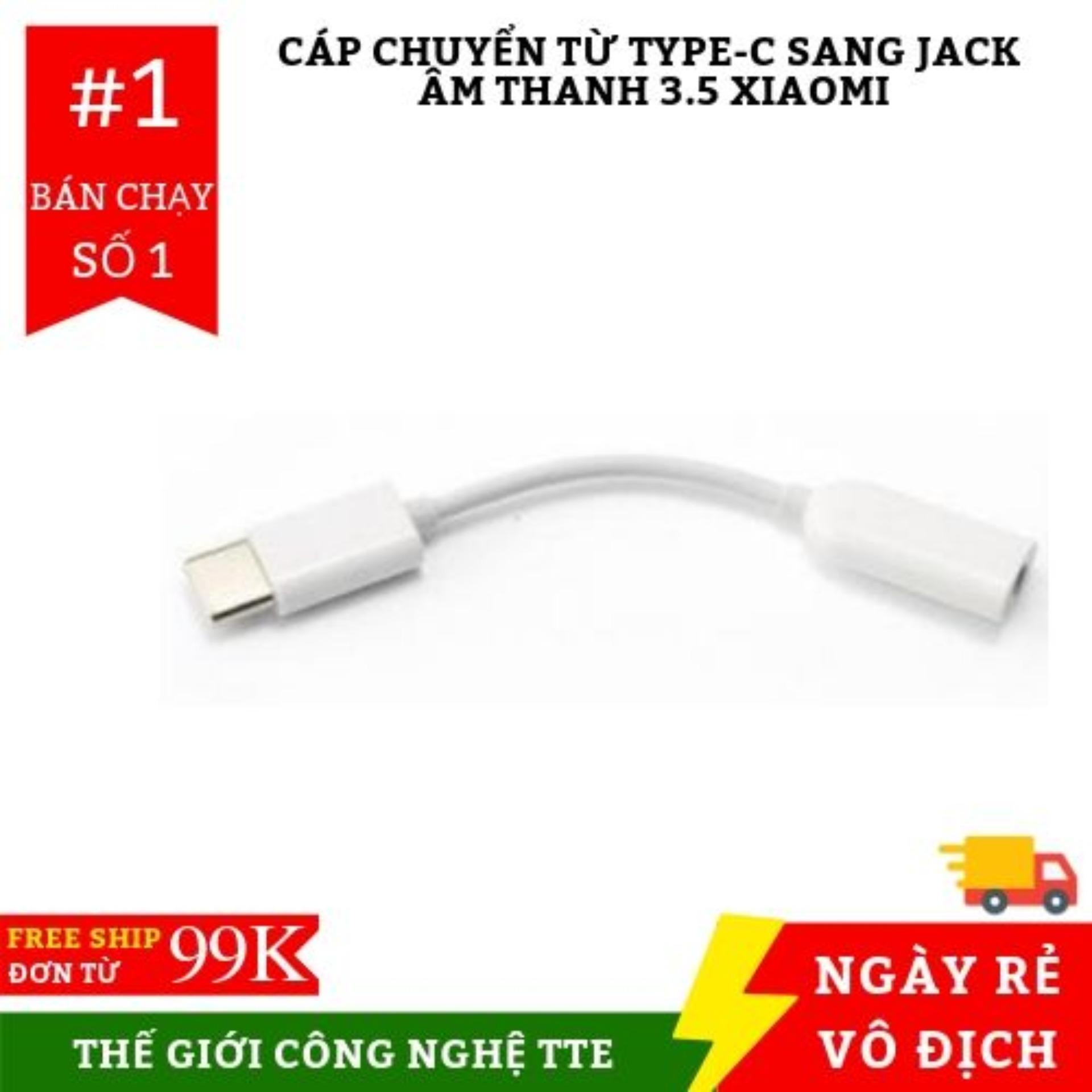 CÁP CHUYỂN TỪ TYPE-C SANG JACK ÂM THANH 3.5 XIAOMI