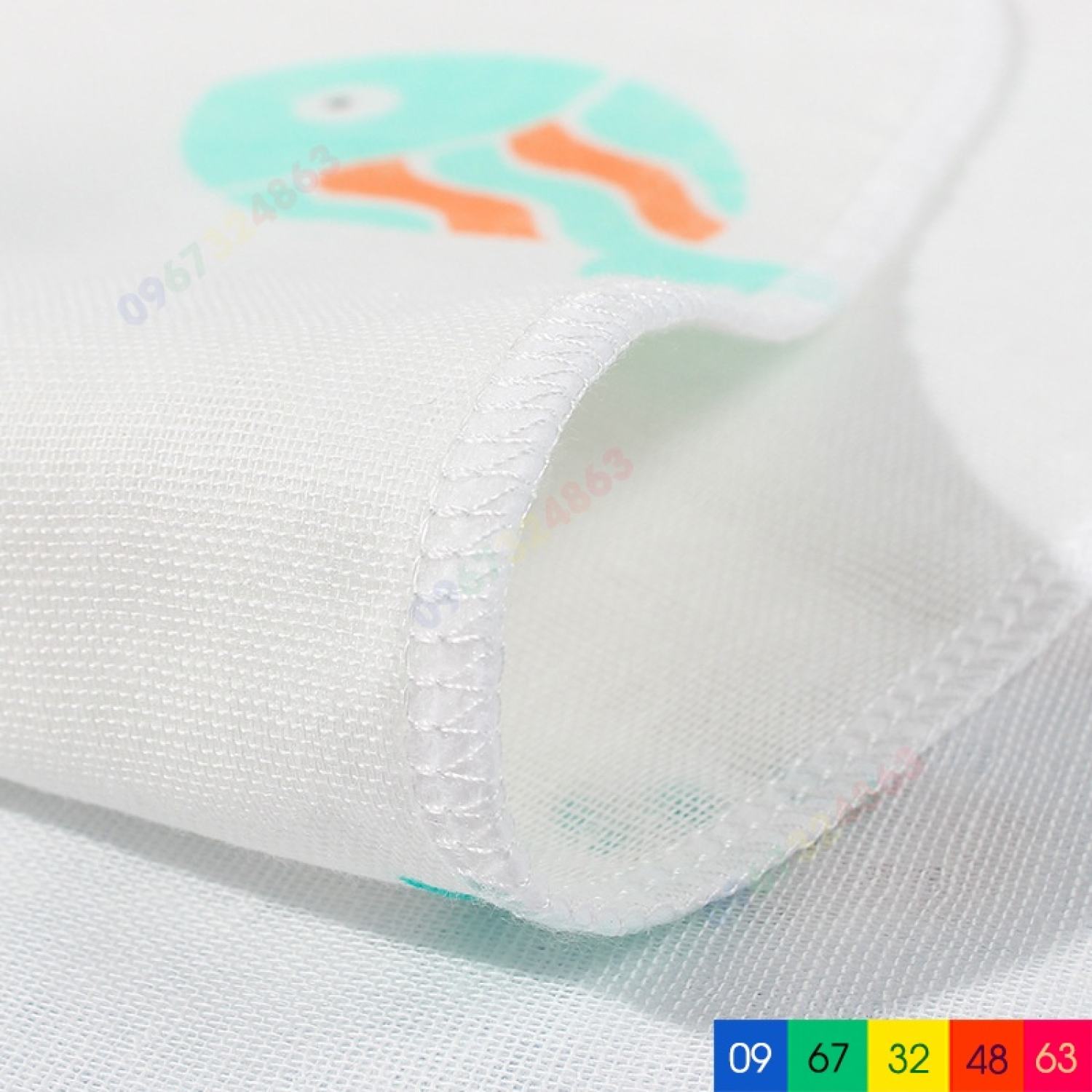Khăn thấm mồ hôi lưng CAO CẤP cho bé