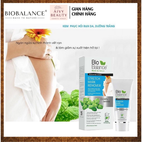 [HCM]Kem Phục Hồi Rạn Da Dưỡng Trắng BIOBALANCE Stretch Mark Remover 60ml [BIO BALANCE]