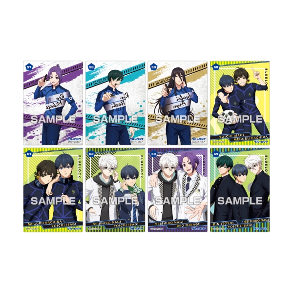 Thẻ Blue lock Thẻ nhân phẩm random Gói clear card vol 2
