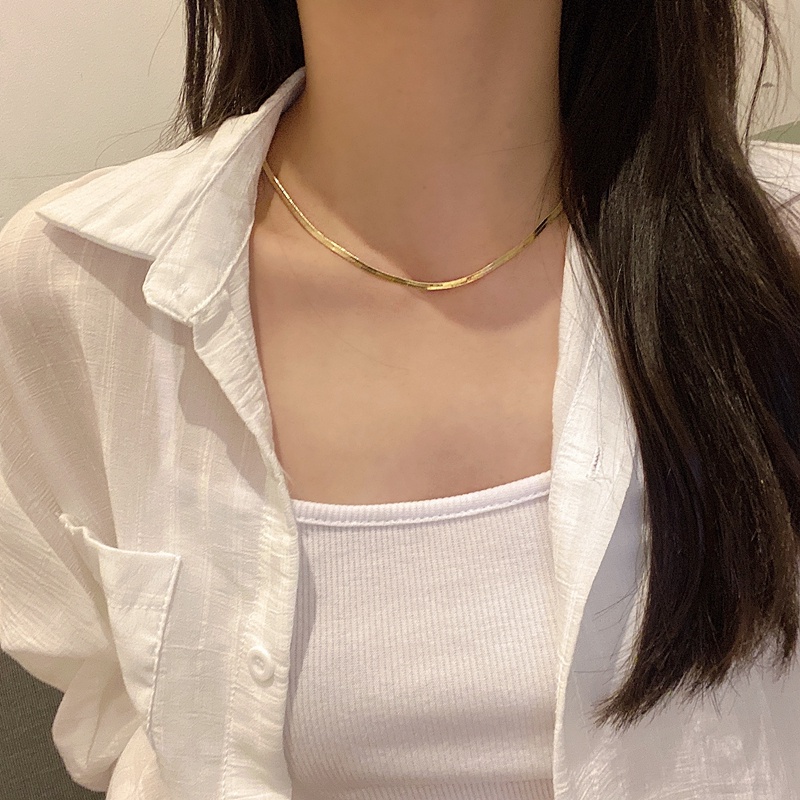 Dây ChuyềN Nữ Đơn GiảN, VòNg Cổ Choker Basic Skin Dcn007