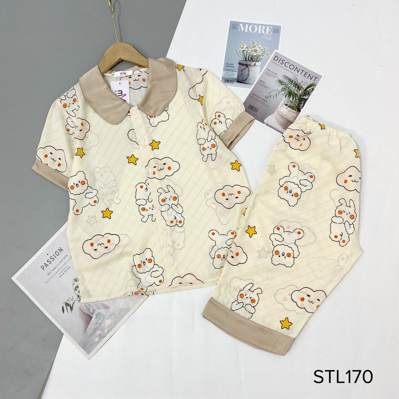 Bộ lụa mango lửng lụa cao cấp có size