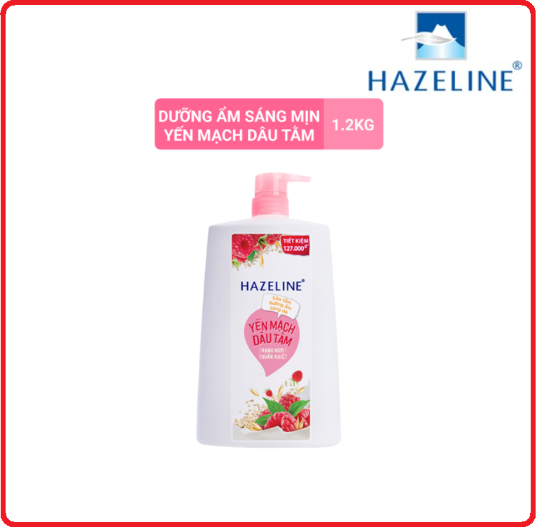 Sữa Tắm Dưỡng Da HAZELINE Chai 1,2Kg