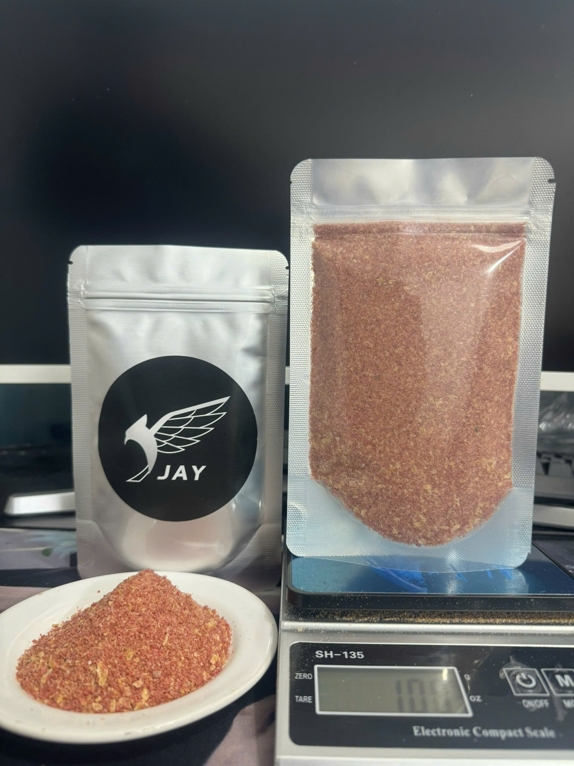 MỒI CÂU CÁ BỘT GAN GÀ + GAN NGỖNG, GAN NGỖNG 100G HÃNG JAY