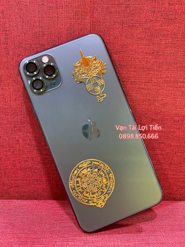 Bộ 2 linh phù tiền vô + chuyển vận 12 con giáp
