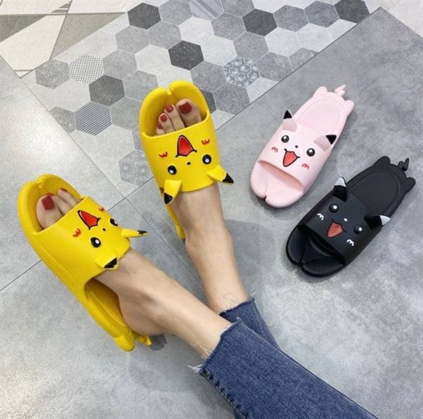 Dép Pikachu đi trong nhà- chọn lên 1 size