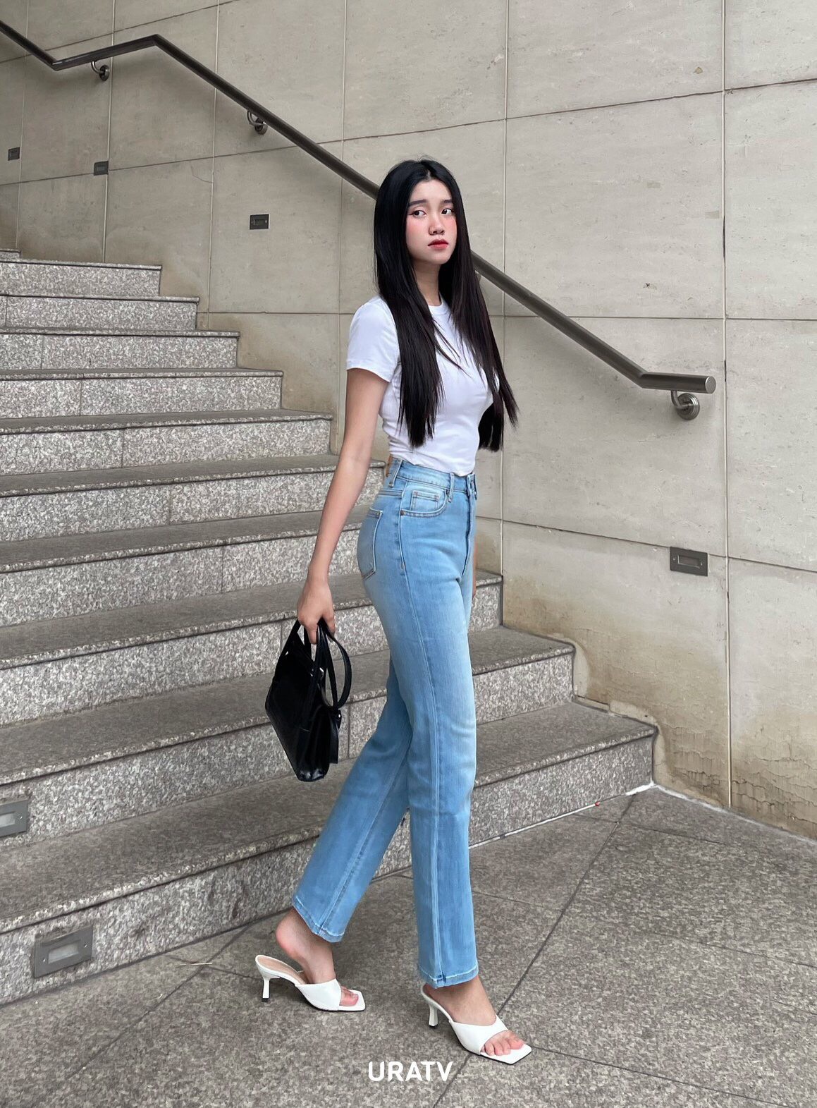 [CÓ SẴN-ẢNH THẬT] Ống đứng jeans trơn 3m