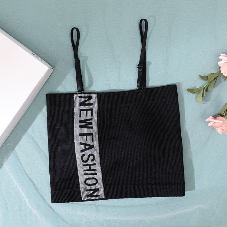 Áo croptop không dây - Áo bra không dây gân tăm không gọng có kèm mút mỏng cotton siêu xinh Shop68 - A1998