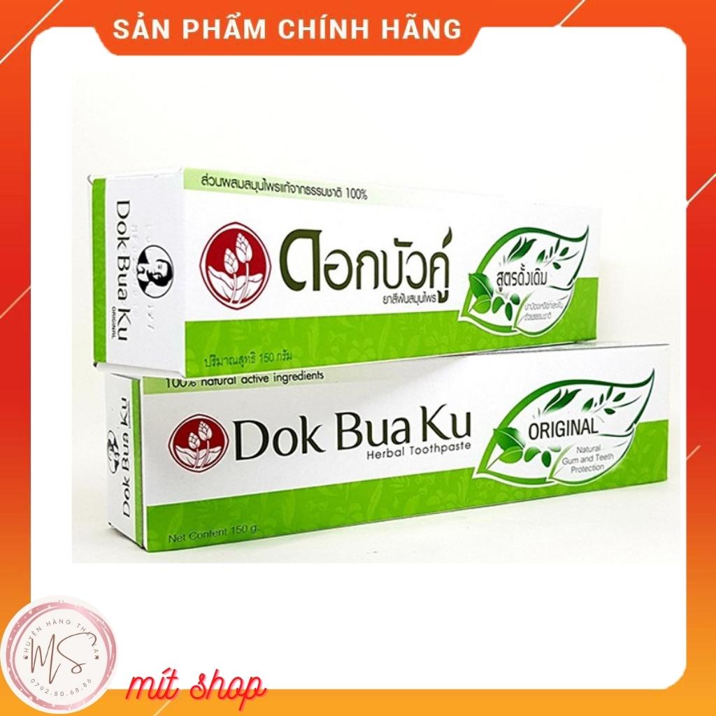 (150g) Kem đánh răng Dok Bua Ku Twin Lotus Thái Lan