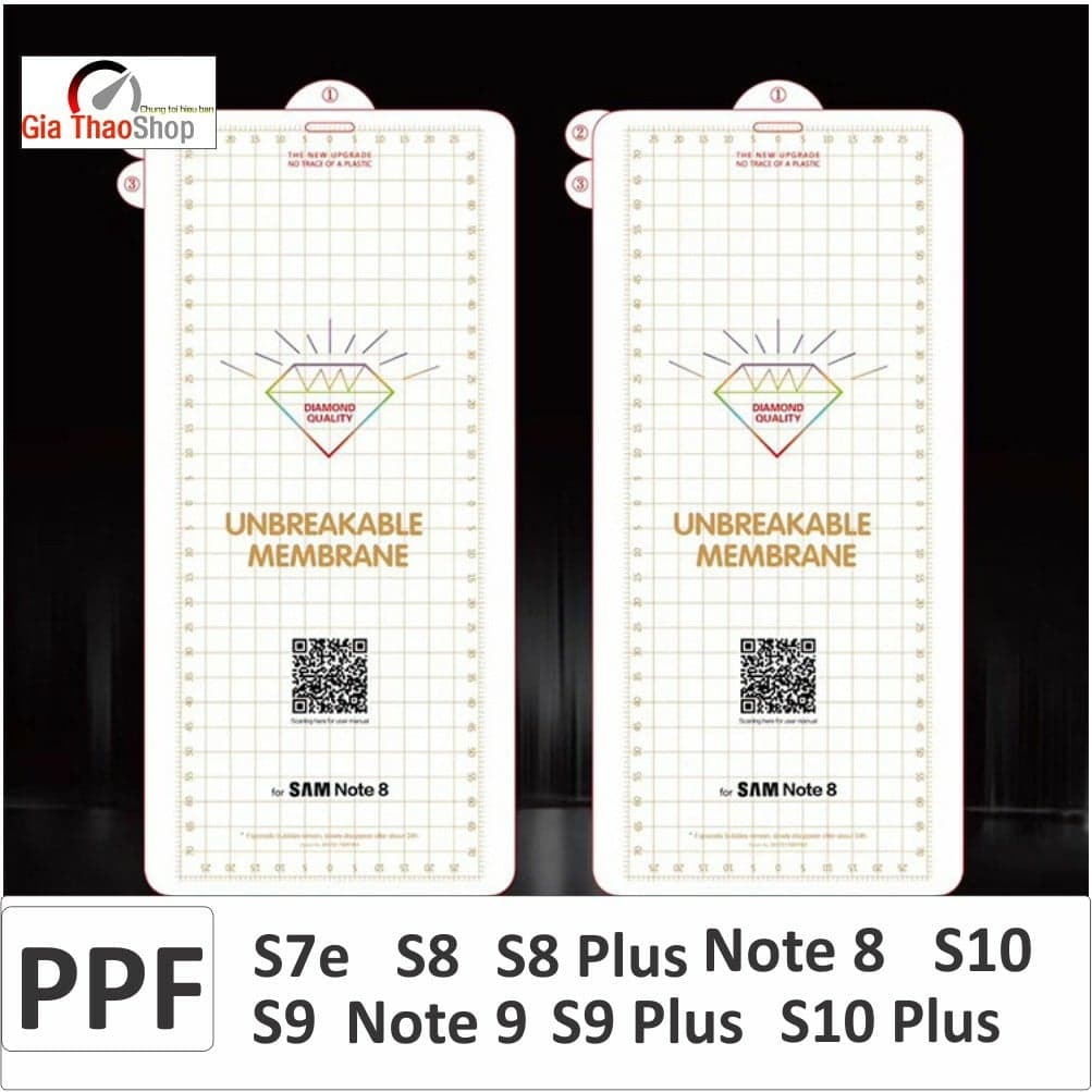 Miếng dán màn hình PPF samsung các đời