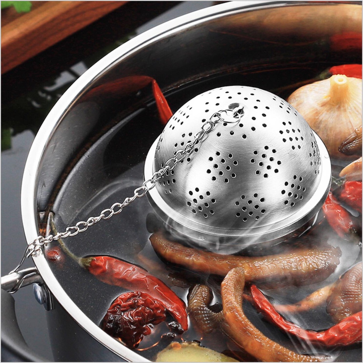 DỤNG CỤ LỌC TRÀ INOX TRÒN