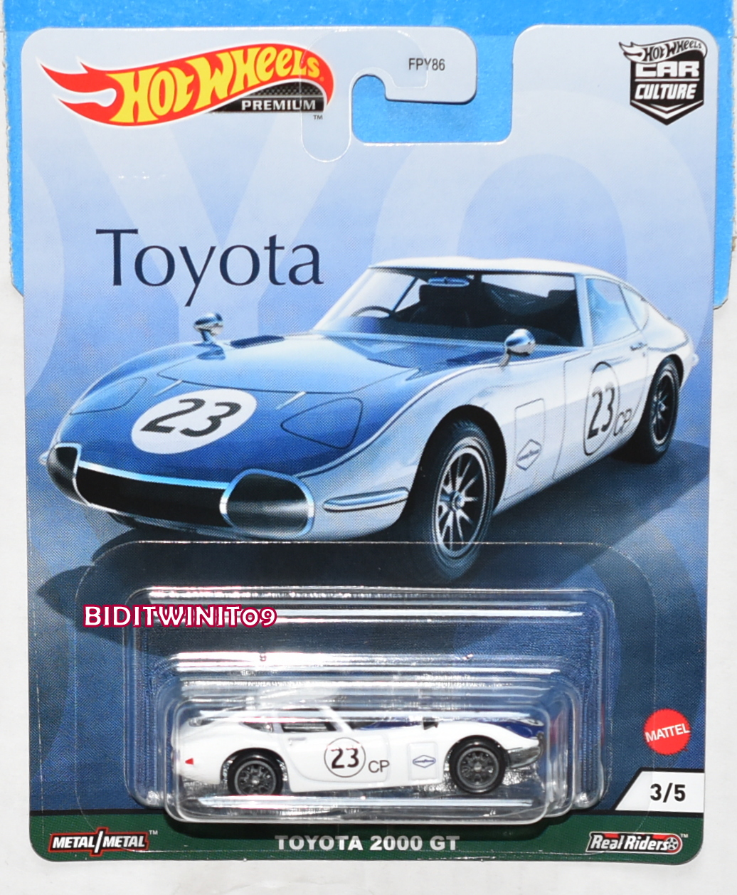 XE MÔ HÌNH HOT WHEELS 2021 CAR CULTURE TOYOTA CASE H TOYOTA 2000 GT 1:64