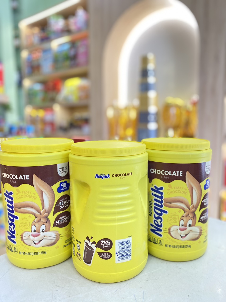 BỘT CACAO NESQUIK CHOCOLATE 1,275KG MỸ ( NẮP VÀNG)
