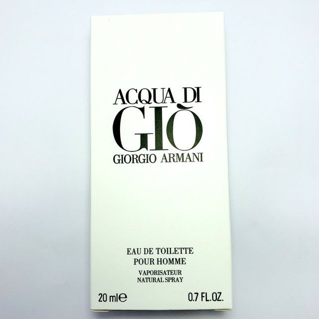 Nước hoa Mini Unisex Giò armani 20ml