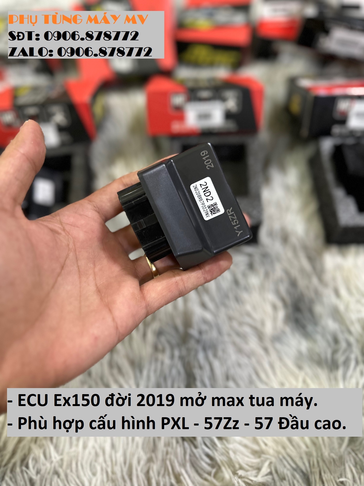 Ecu ATE mở max tua dành cho xe Ex150/Winner