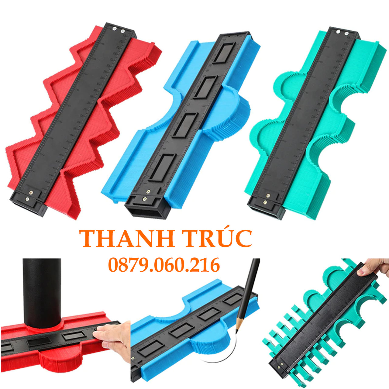 [xả kho ] thước sao chép đường viền đa năng