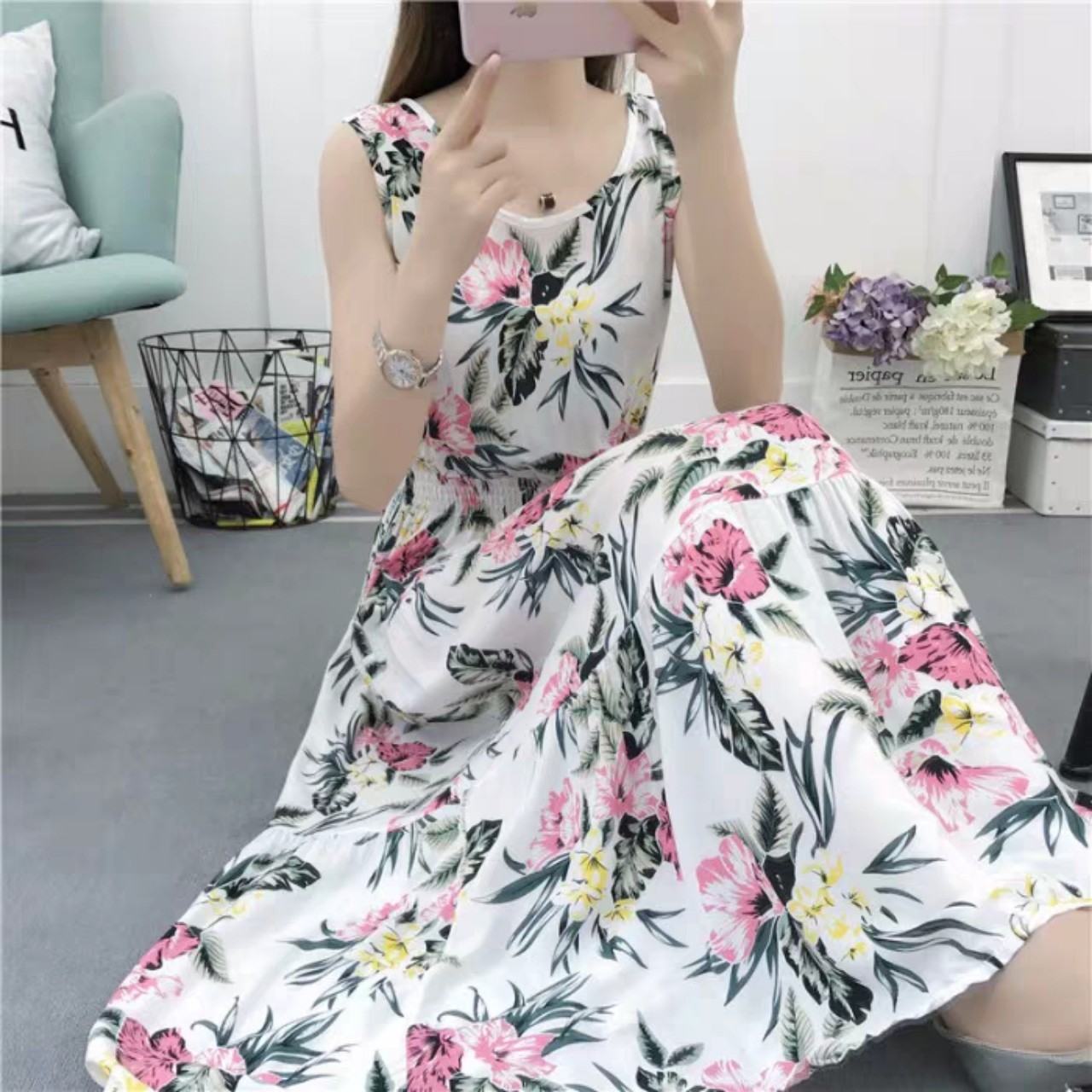 Đầm maxi dài