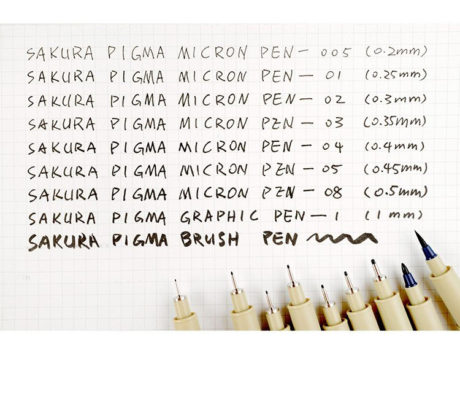 Bộ 6 Bút Vẽ Đi Nét Minh Họa (Special) Sakura Micron